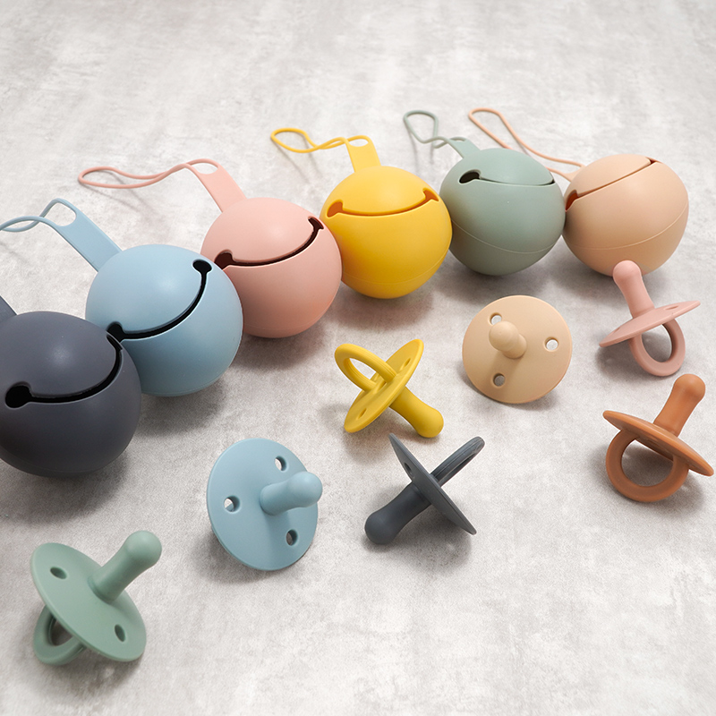 Baby Food Kids - Chupeta de silicone para bebês, com