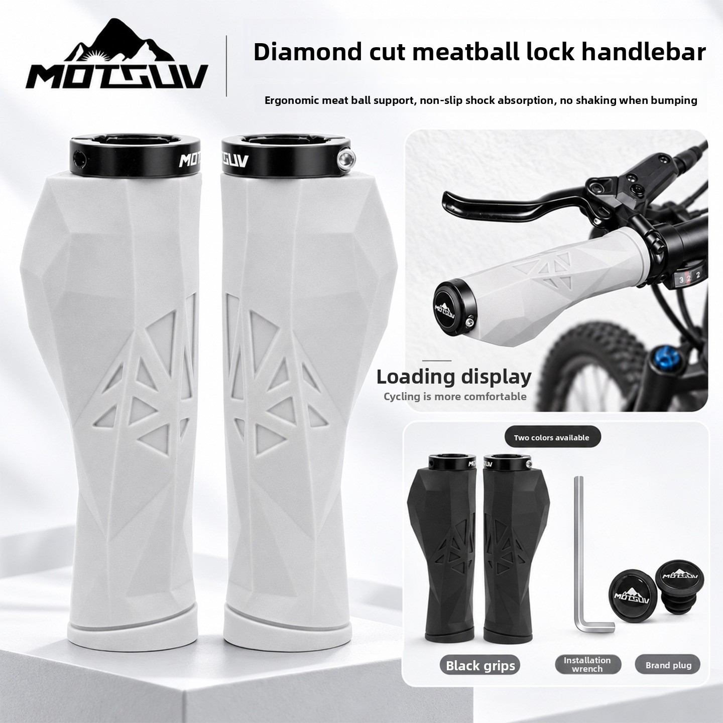Baby Food Meat - Capa de manopla TPE para bicicleta