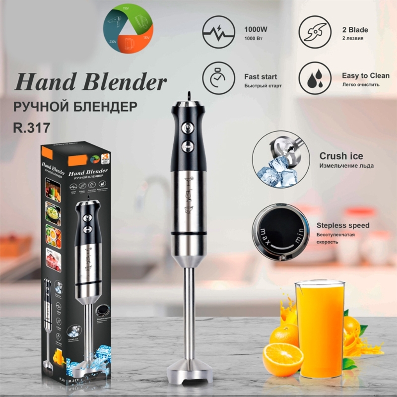 1000W Elétrica Imersão Mão Ble - Baby Food Mixer avaliação e preço