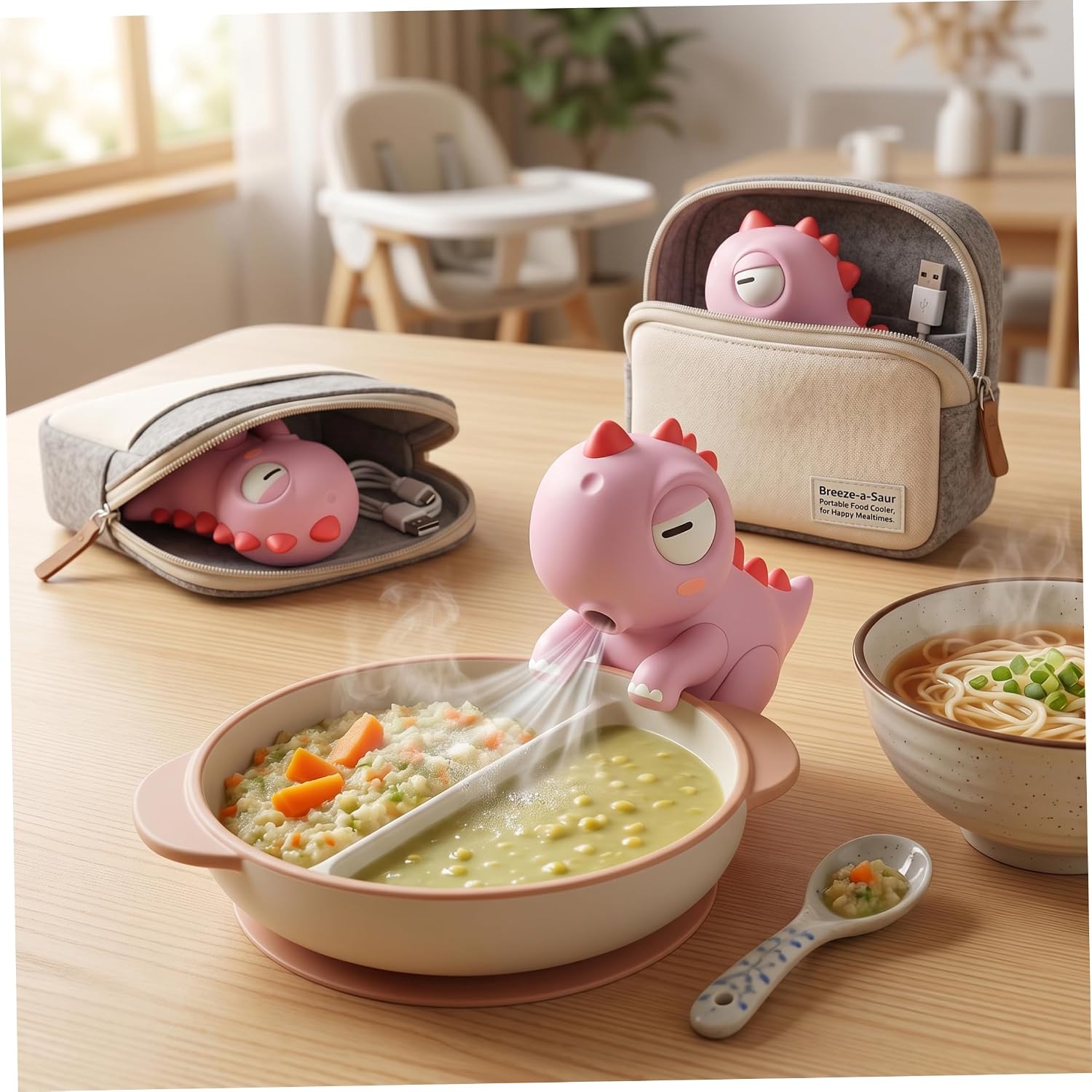 Mini Ventilador de Elefante Fo - Baby Food Kids avaliação e preço