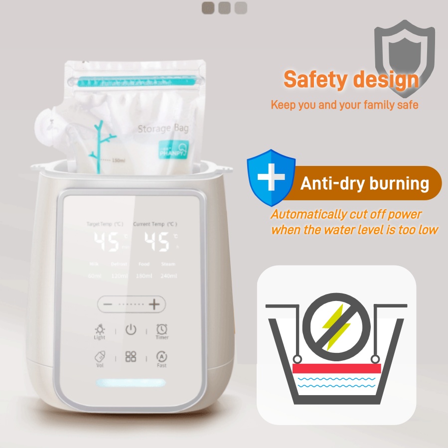 Aquecedor de leite materno par - Dry Food Baby avaliação e preço