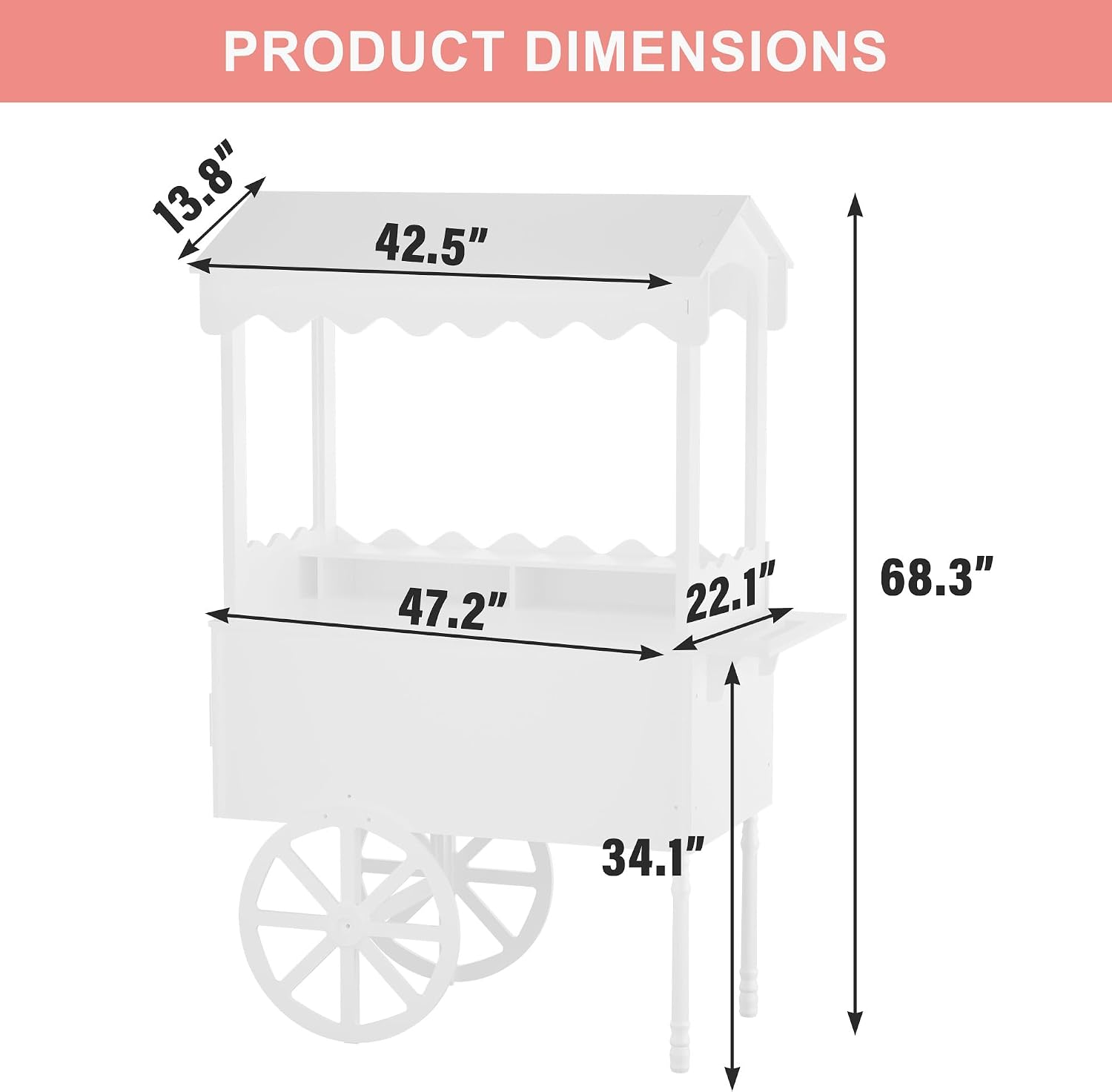 Carrinho Expositor de Doces pa - Baby Food Dessert avaliação e preço