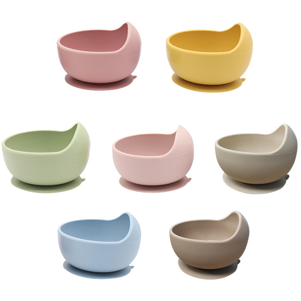 1pc tigelas de silicone de gra - Baby Food Kids avaliação e preço