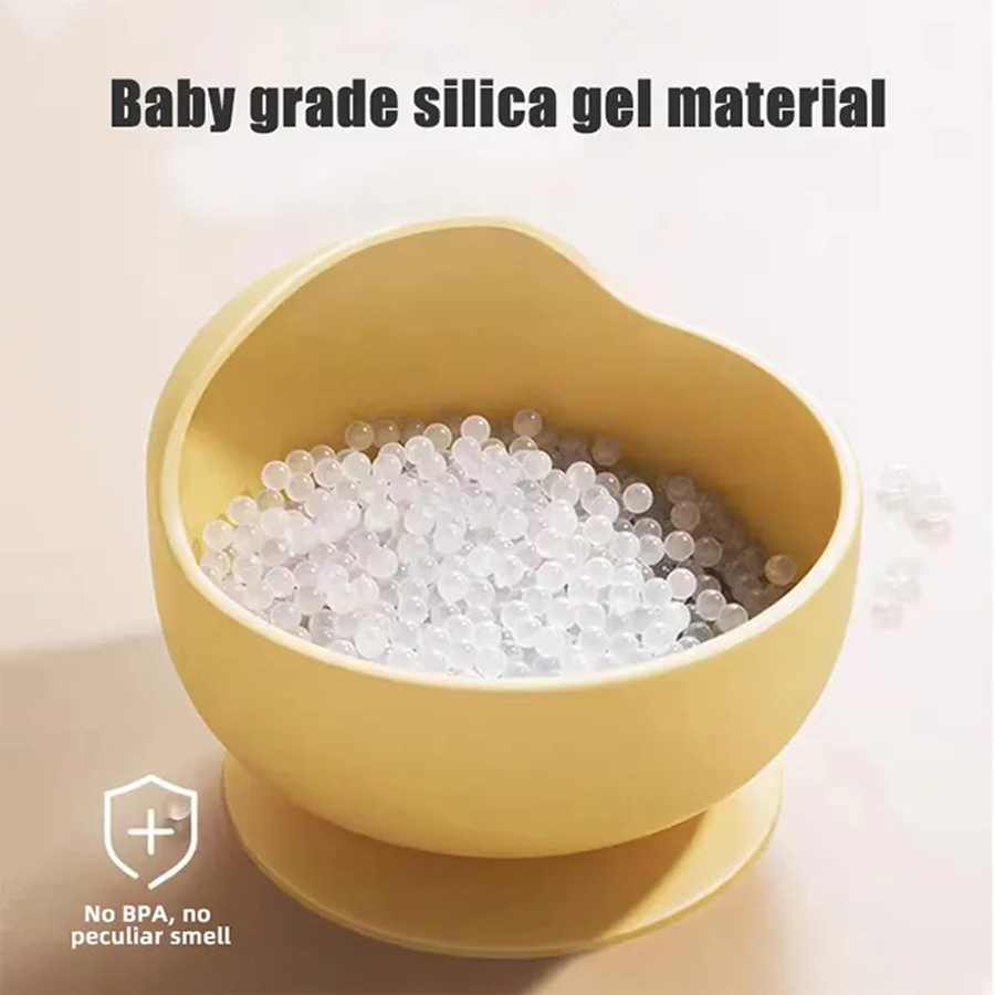 1pc tigelas de silicone de gra - Baby Food Kids avaliação e preço