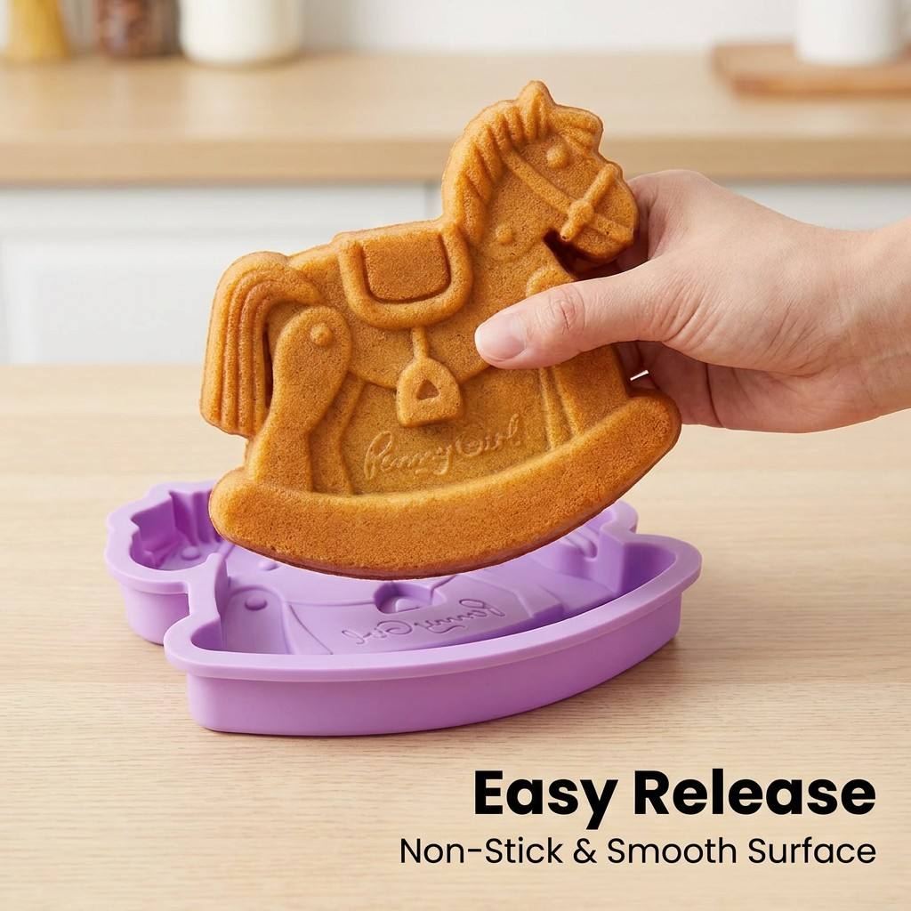 Forma de Silicone para Bolo em - Baby Food Kids avaliação e preço