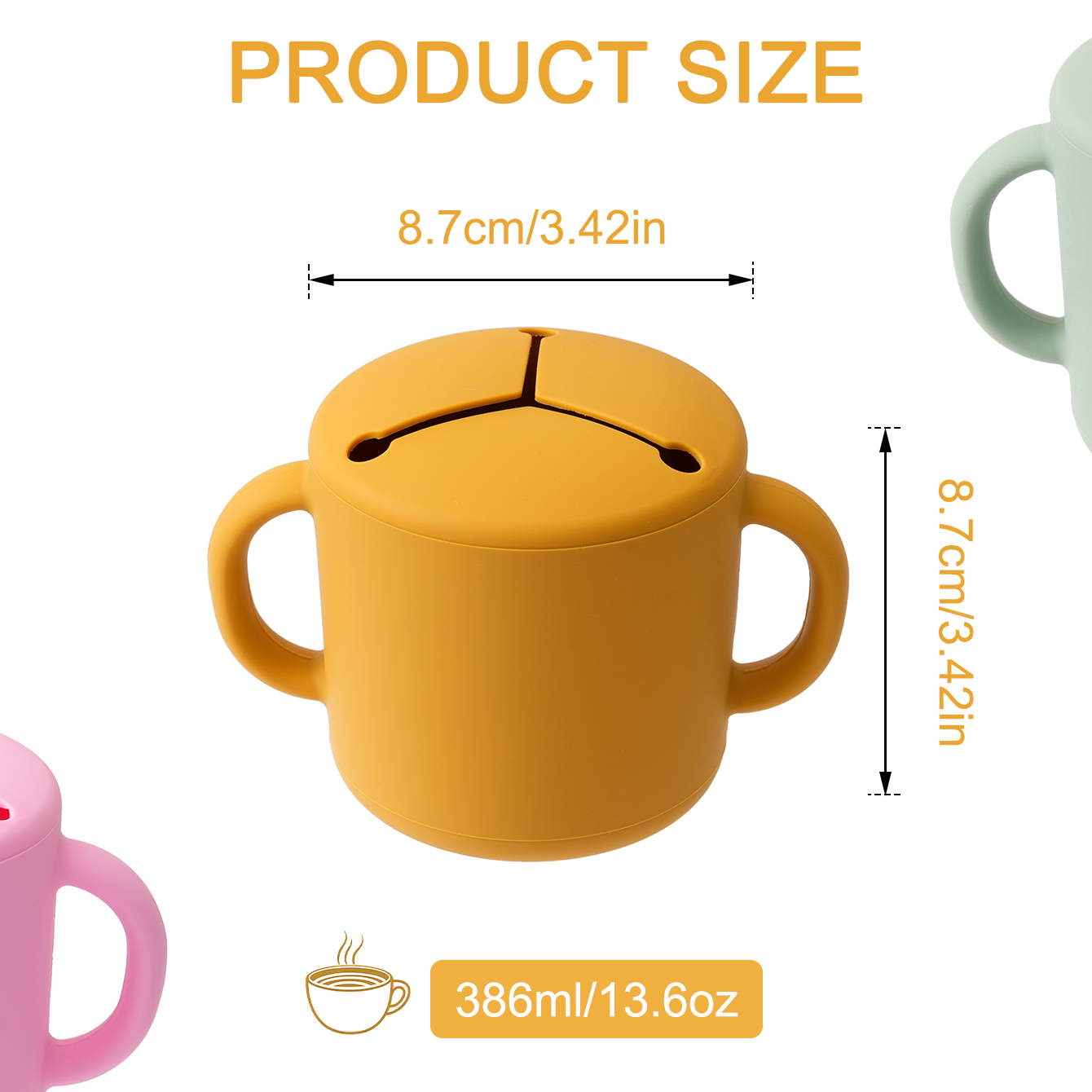 1 pçs bebê silicone alça dupla - Baby Food Mixer avaliação e preço